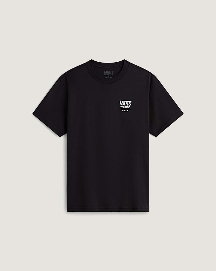 MN 2025 VANS CITY TEE LONDON Black VANS Schwarz hero