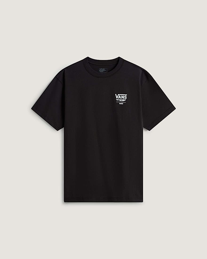 MN 2025 VANS CITY TEE PARIS Black VANS Schwarz hero