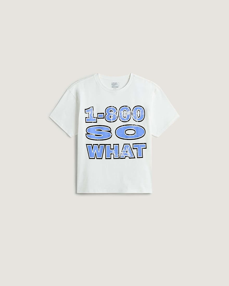 1 800 So What SS Tee White VANS Wei hero