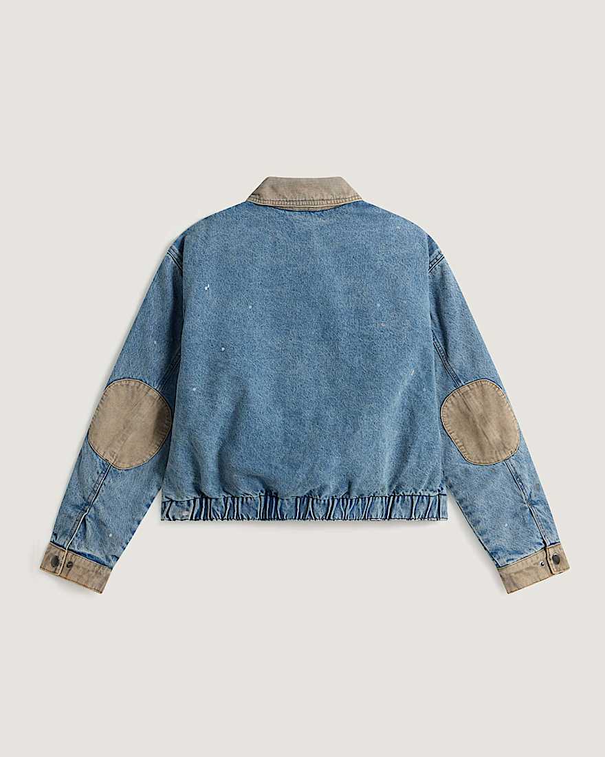 VANSZA Jagdjacke aus Denim VANS Blau ALT1
