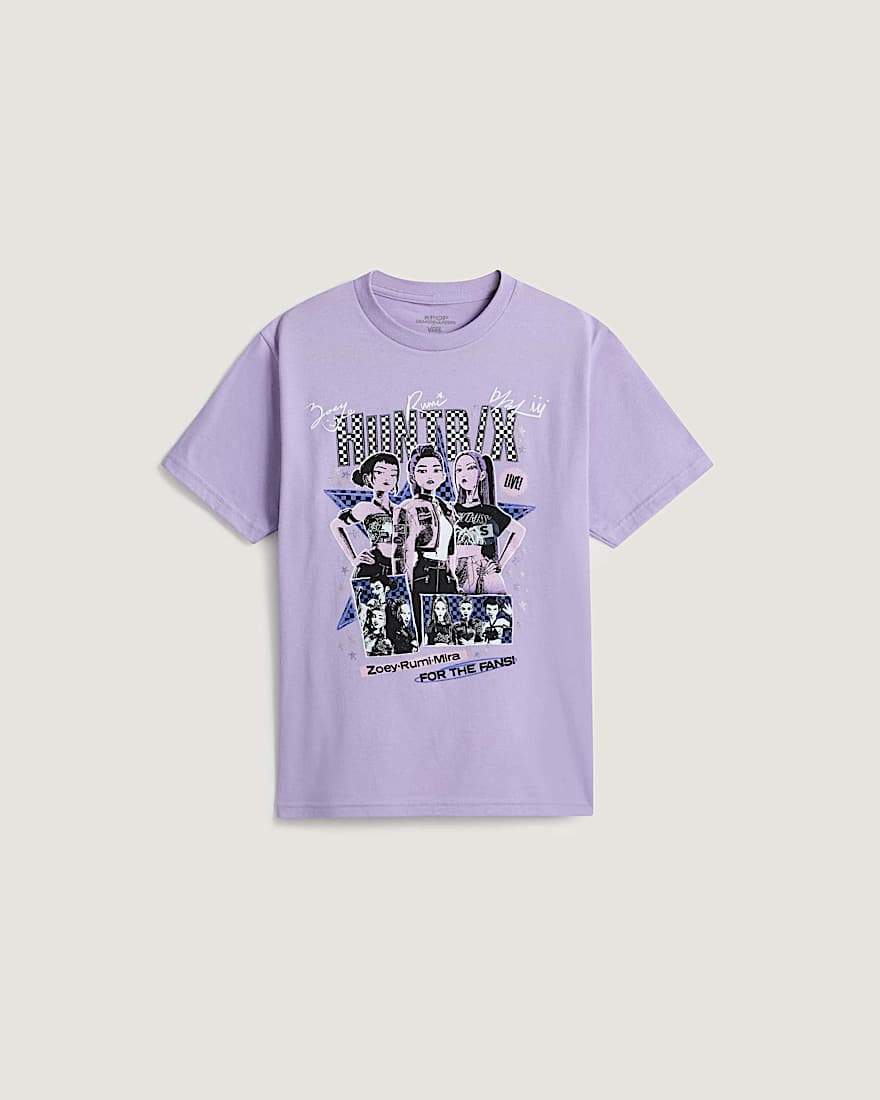 KPop Demon Hunters x Vans Kinder For The Fans TShirt VANS Fliederfarben hero