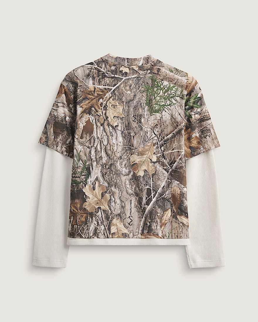 VANSZA Layer Langarmshirt VANS GrnBraun ALT1