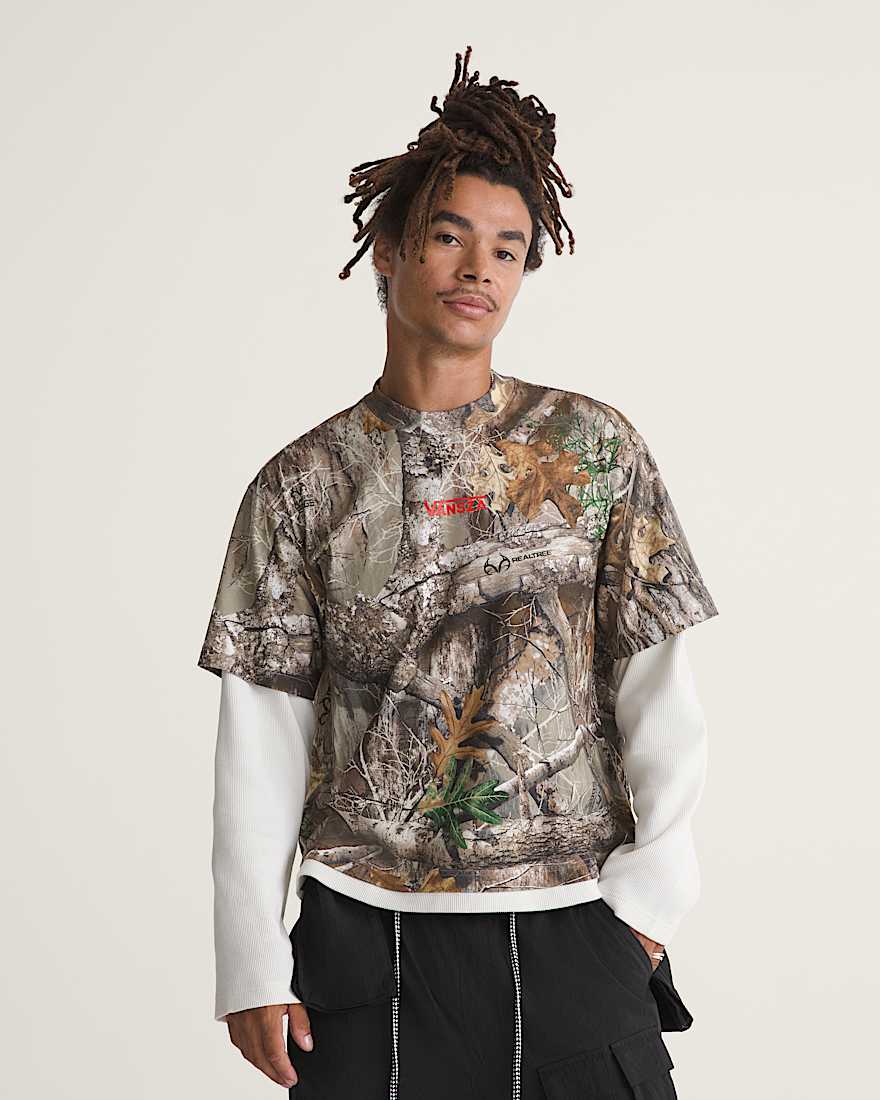 VANSZA Layer Langarmshirt VANS GrnBraun ALT4