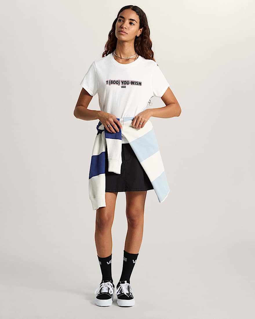 You Wish Baby Tee White VANS Wei ALT4