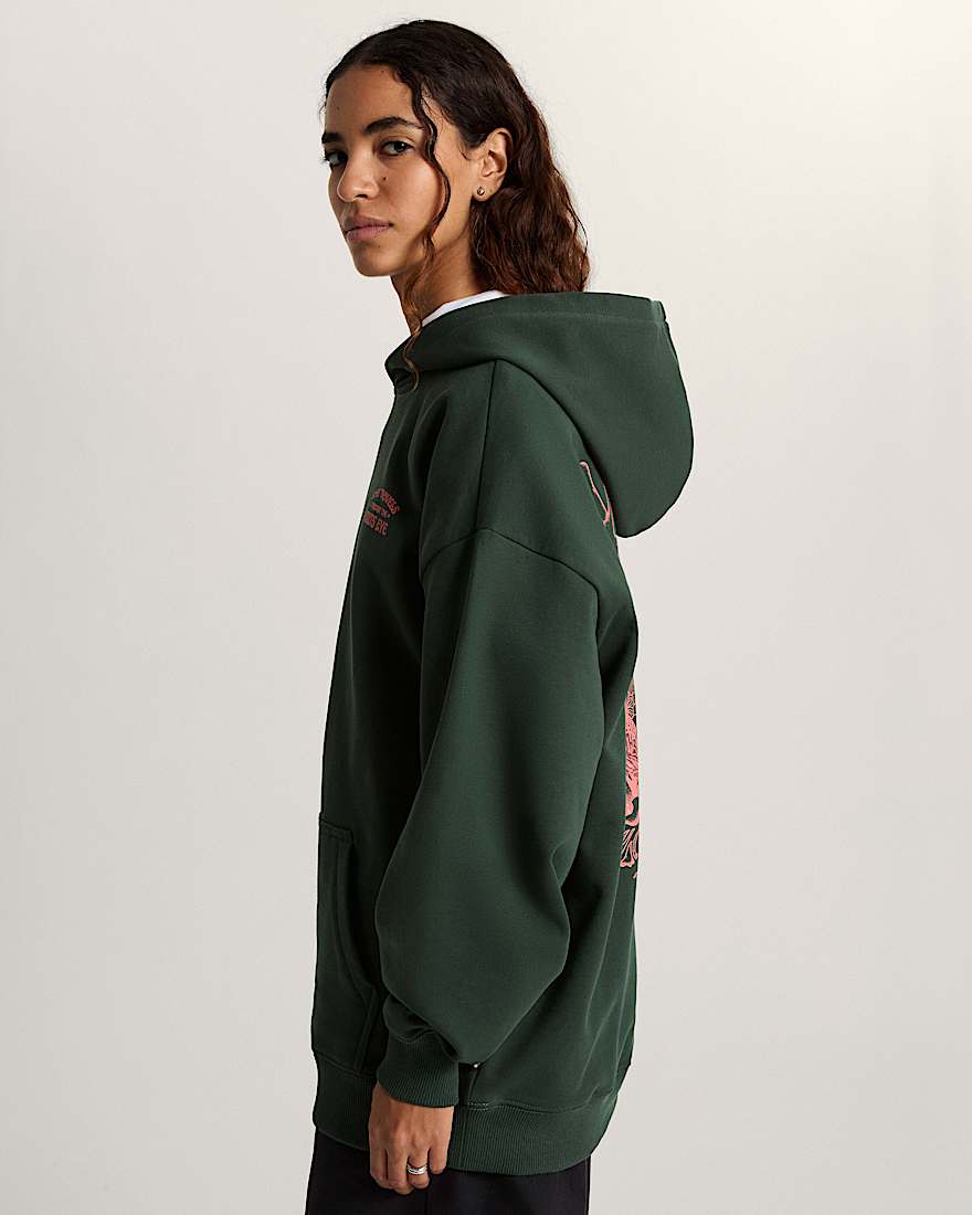 Minds Eye OS Hoodie OIL GREEN VANS Grn ALT4