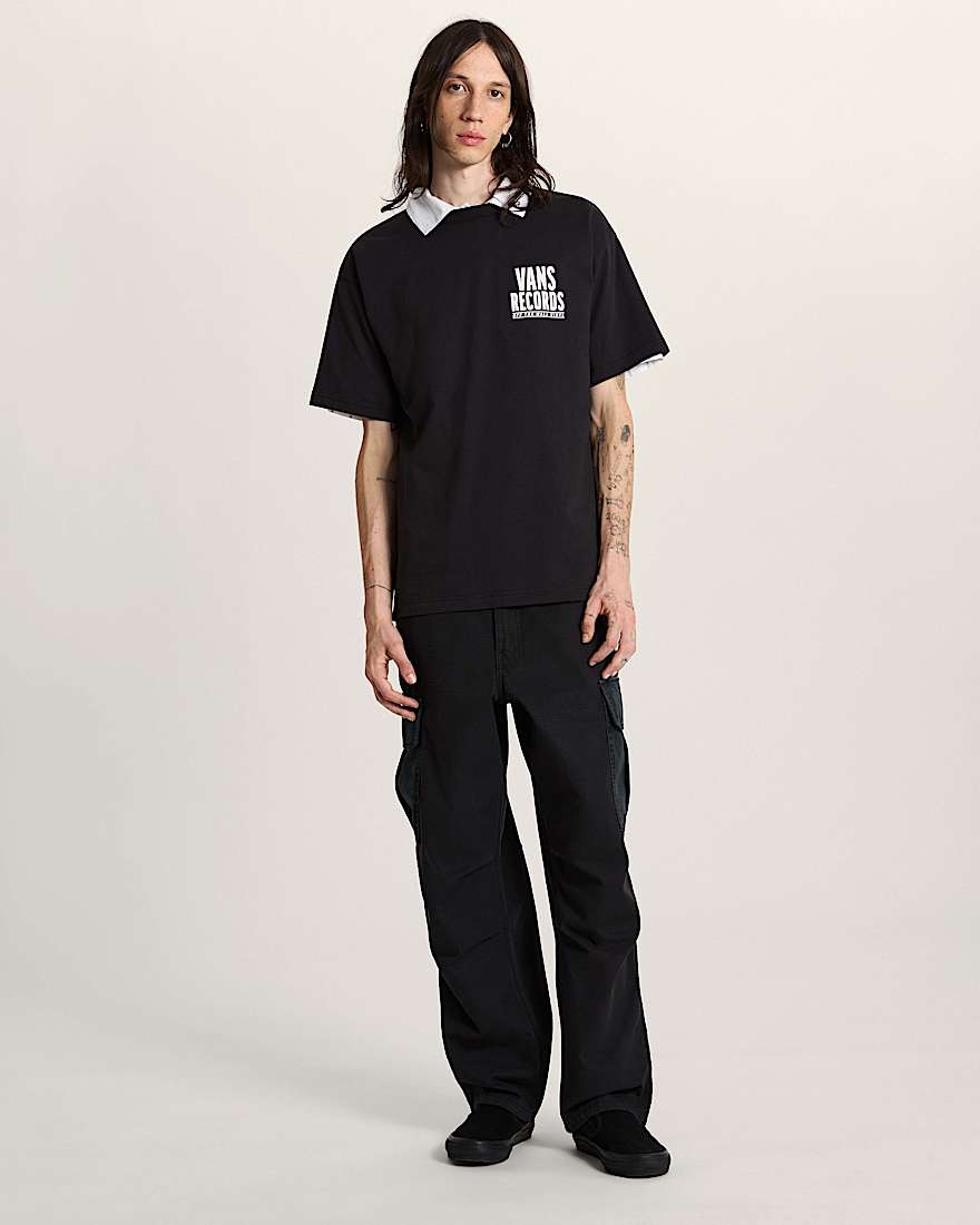 Vans Vinyl SS Tee Black VANS Schwarz alt4