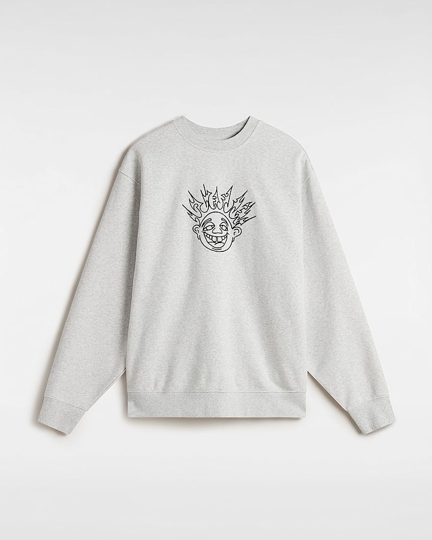 Skate Smile Spike Crew Sweatshirt - 1
