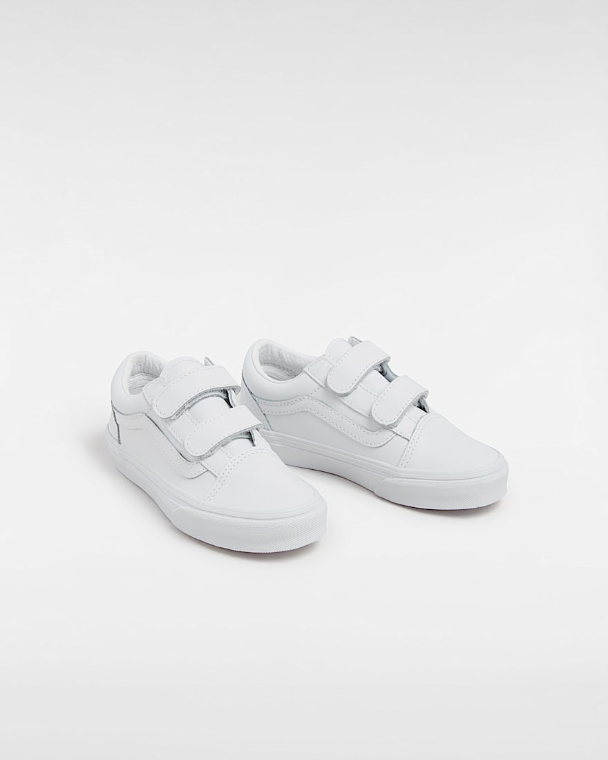 Zapatillas de niños Old Skool Classic Tumble con cierre adherente (4-8 años)