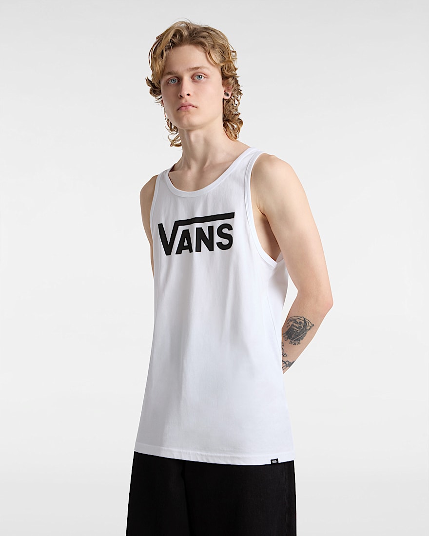 Tank Top Men Vans Mn Classic Tank White Black