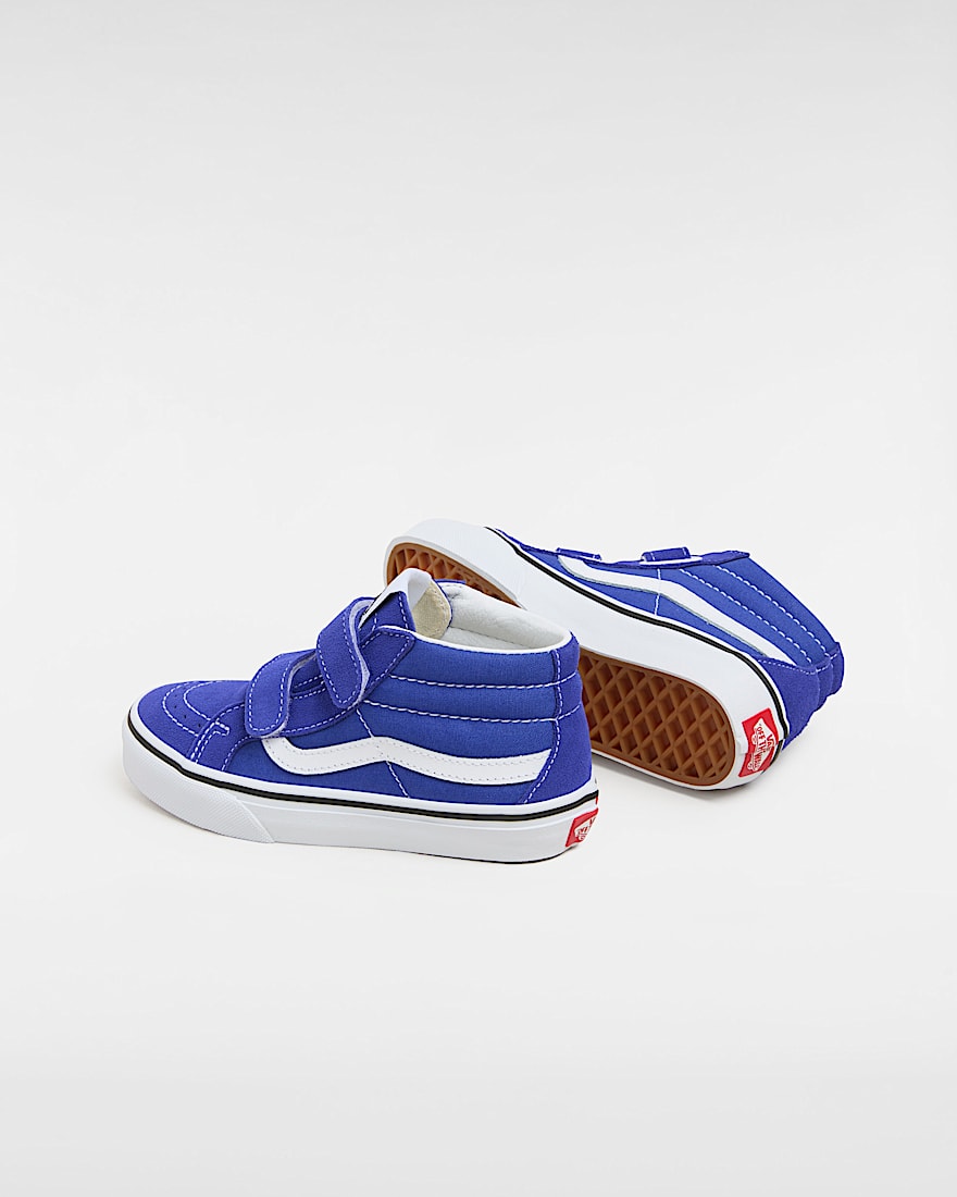 Zapatillas Sk8-Mid Reissue con cierre adherente para niños (4-8 años)