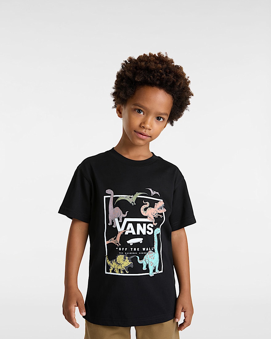 T-shirt Glow Dino para criança (2-8 anos)