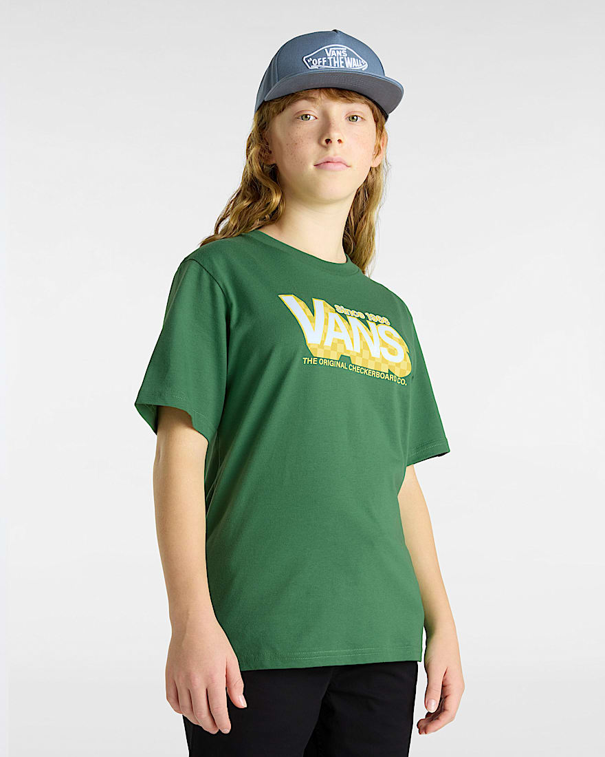 T-shirt Checker para criança (8-14 anos)
