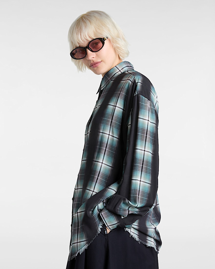 Gillian kariertes Button-Down-Hemd