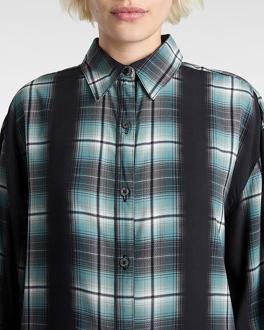 Gillian kariertes Button-Down-Hemd