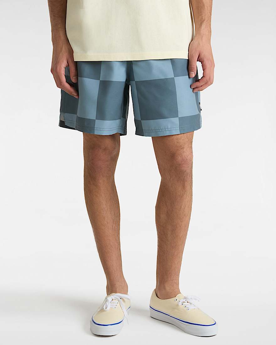 Pantaloncini Uomo RVCA Blu - Modello Elasticizzato Con Tasche In Rete E Cerniera - Taglia M