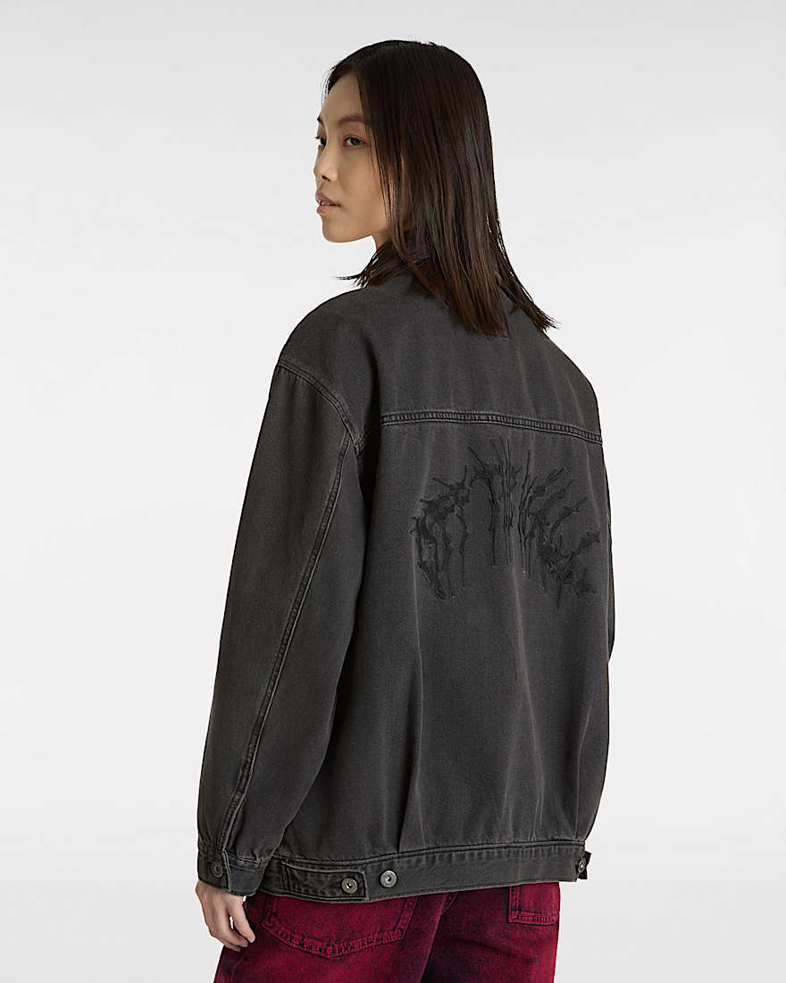 Veste en jean Graffiti Pitstop