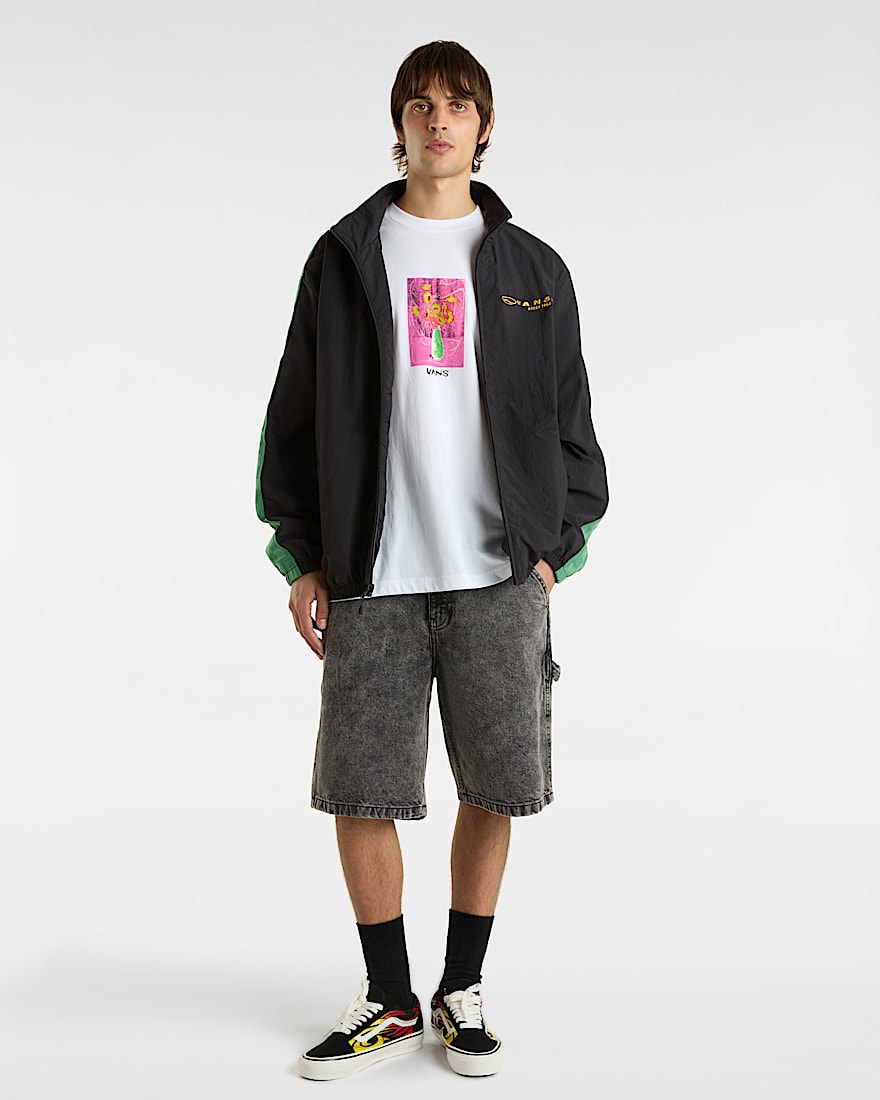 Drill Chore Loose Denim Short 22"