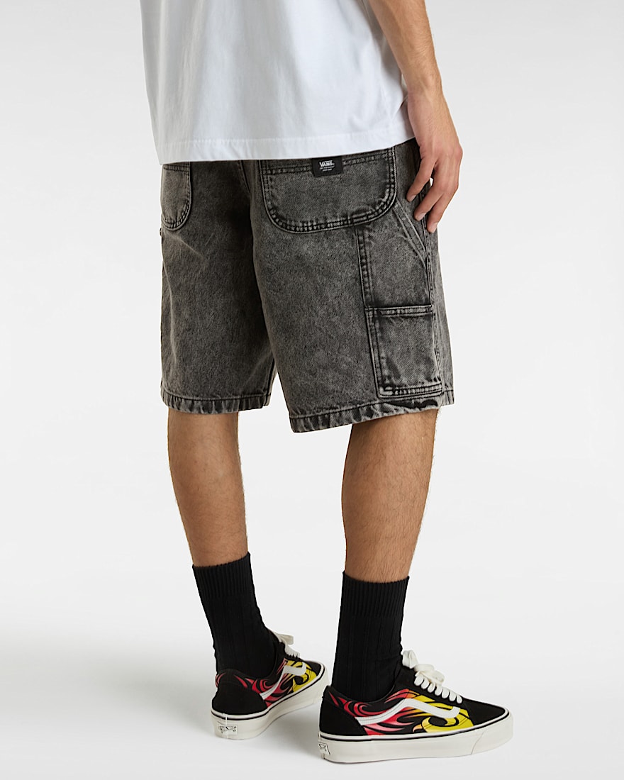 Drill Chore Loose Denim Short 22"