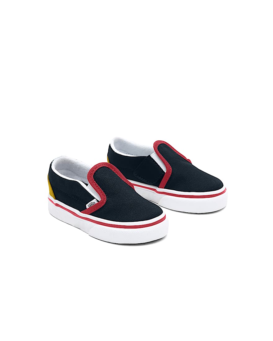 Toddler Customs Color Block Slip-On Shoes (1-4 years) - 1