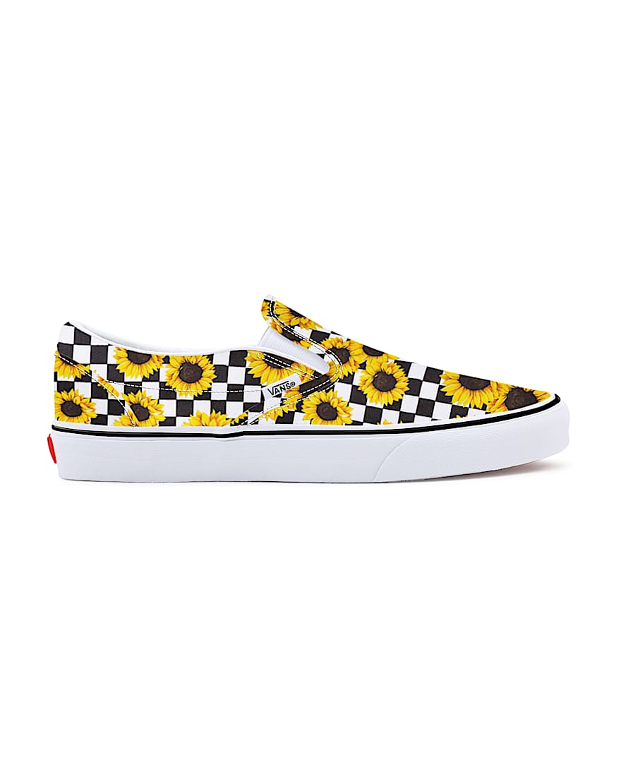 Sunflowers Slip-On Personalizadas Anchas
