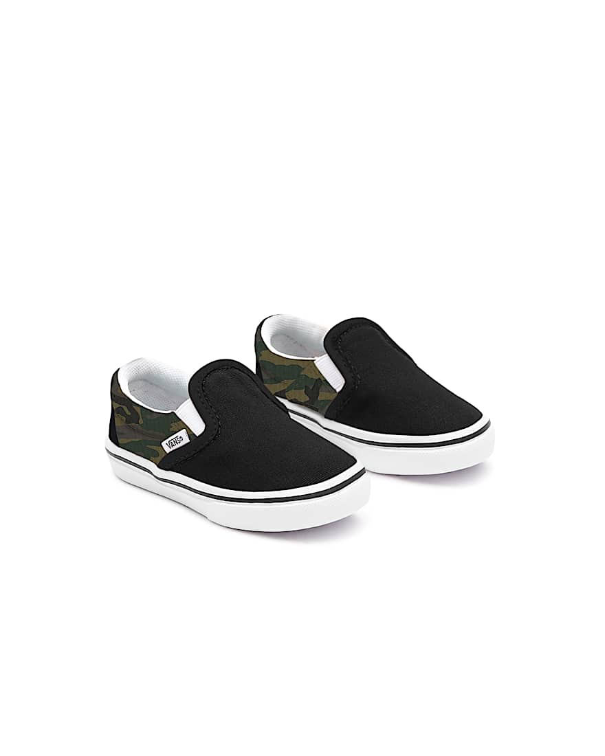 Toddler Customs Jungle Camo Slip-On Shoes (1-4 years) - 1