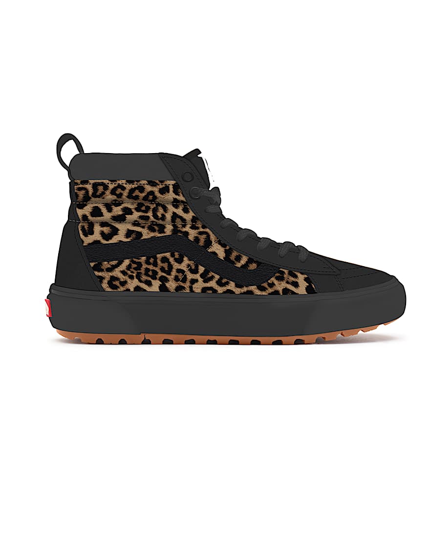 Personalisierbare Leopard and Black Sk8-Hi MTE