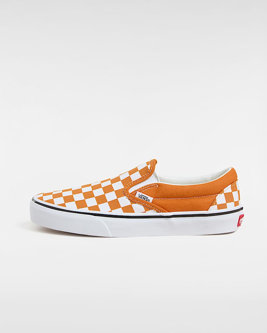 Slip-On Checkerboard Shoes - 1