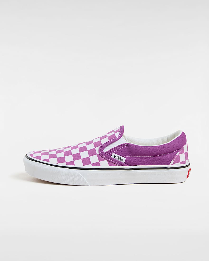 Classic Slip-On Checkerboard Shoes - 1