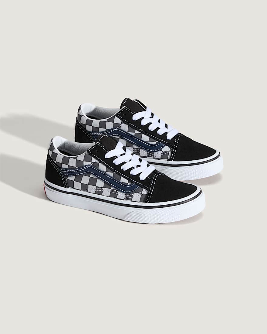 Kids Old Skool V Checkerboard Shoes (4-8 years)