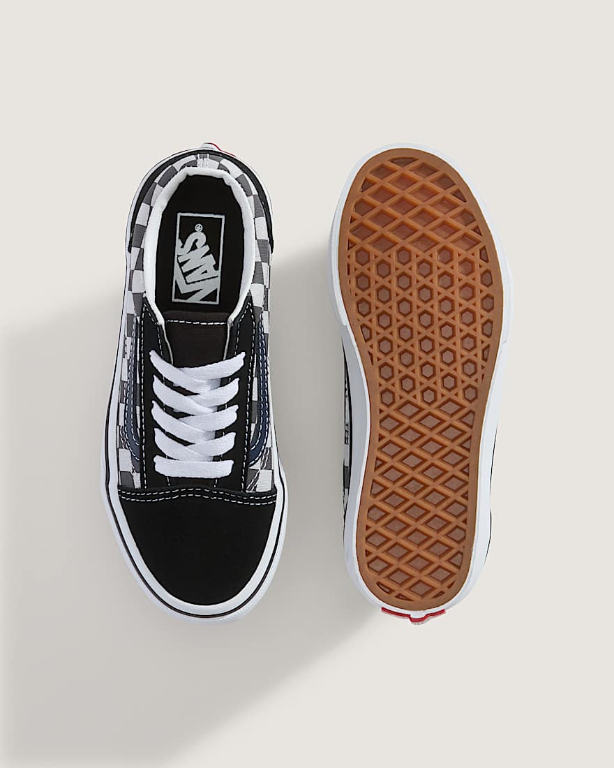 Kids Old Skool V Checkerboard Shoes (4-8 years)