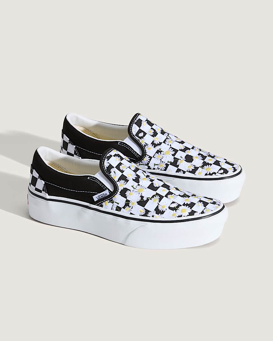 Classic Slip-On Platform Shoes