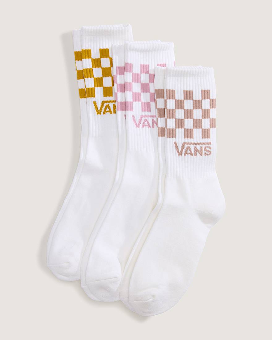 Meias Classic Check Crew (3 pares) - 1