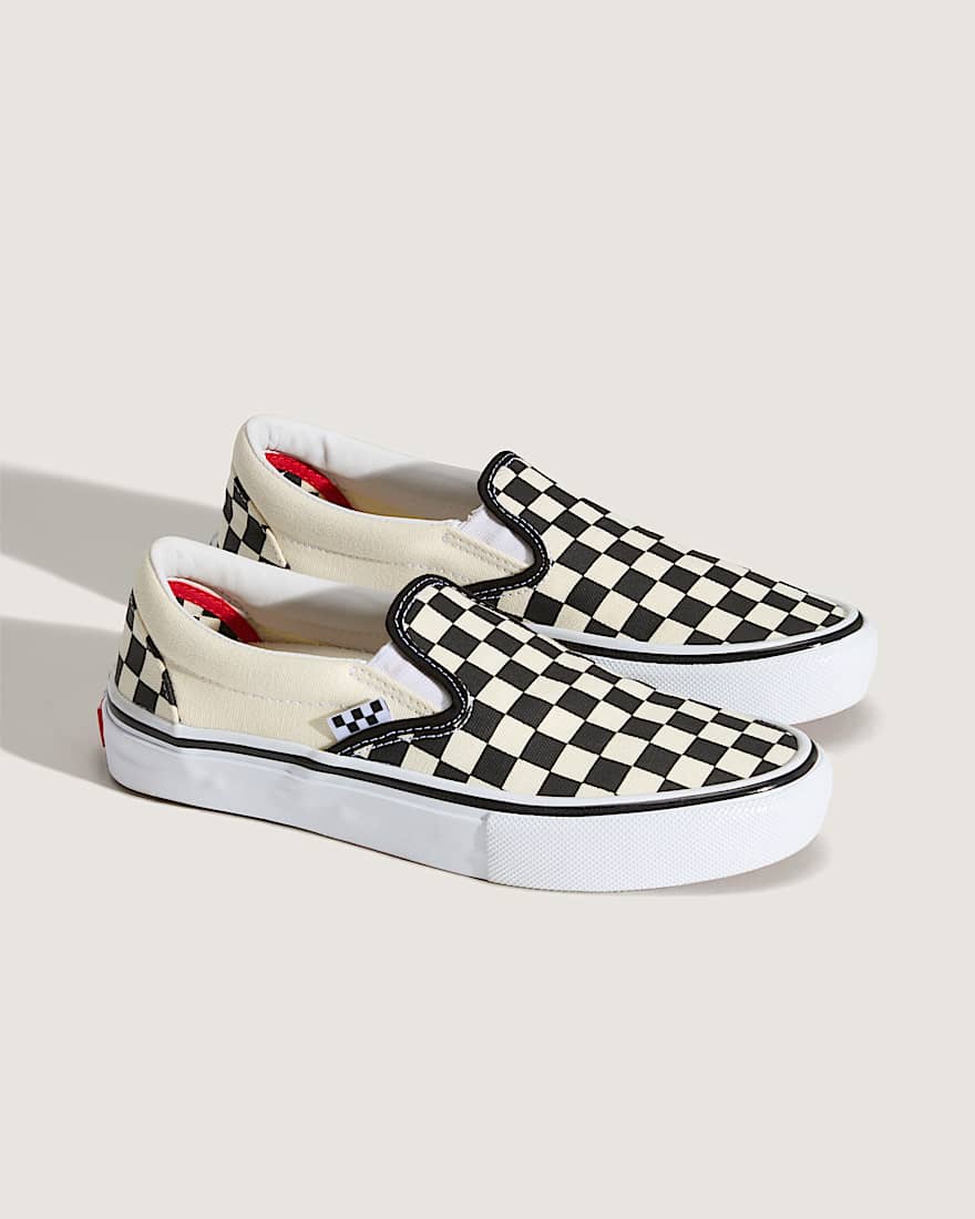 Skate Checkerboard Slip-On Shoes