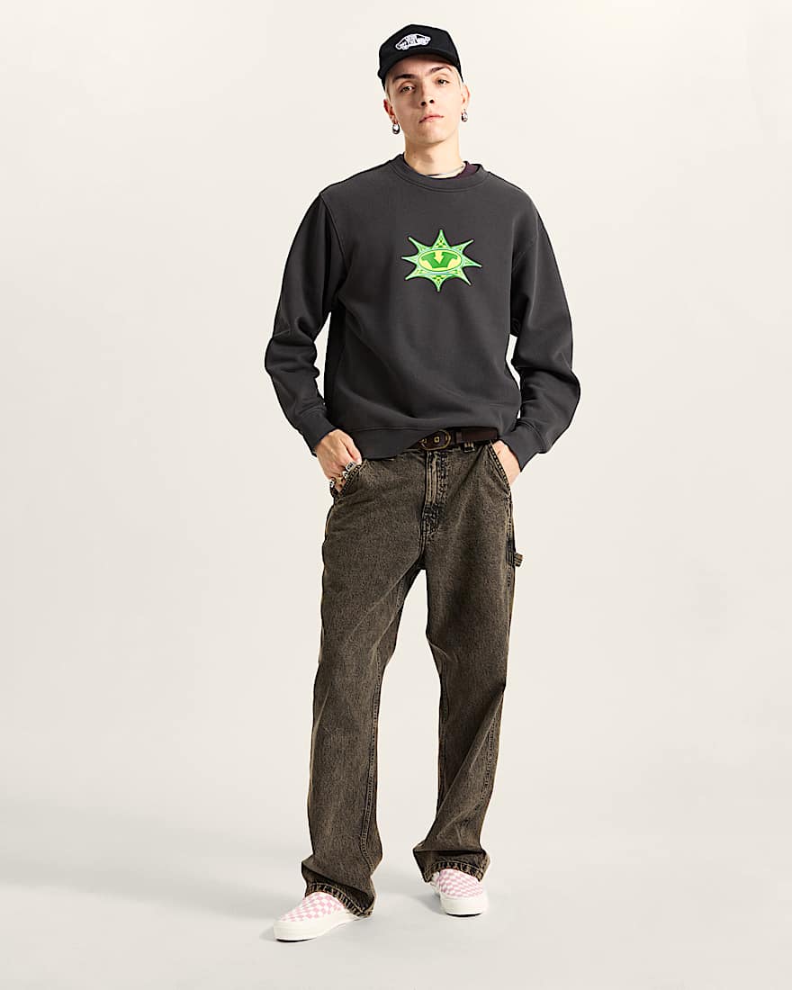Sudadera de cuello redondo Star Checker