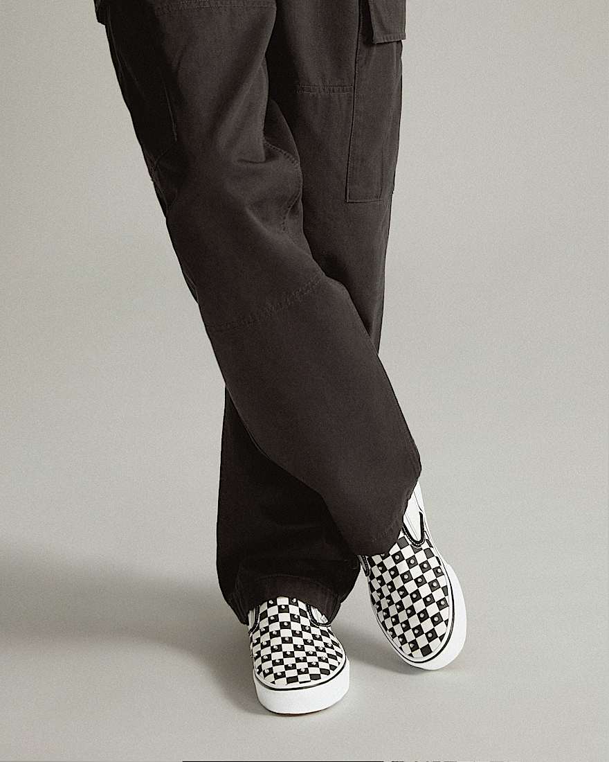Slip-On Checkerboard Shoes