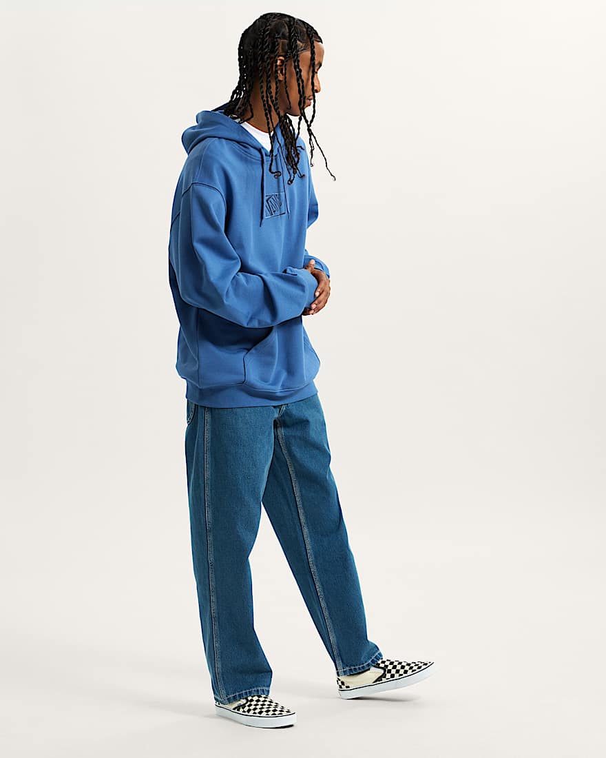 Blocked Box Pullover Hoodie