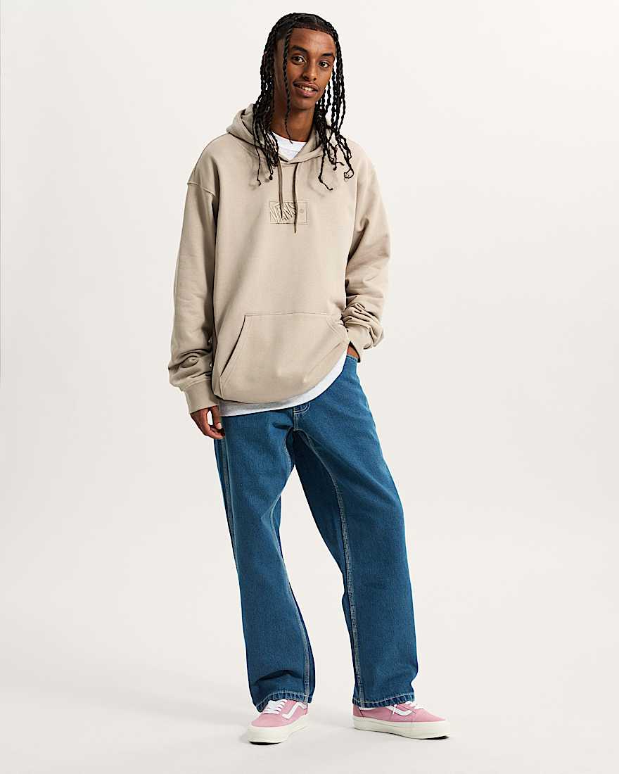 Blocked Box Pullover Hoodie
