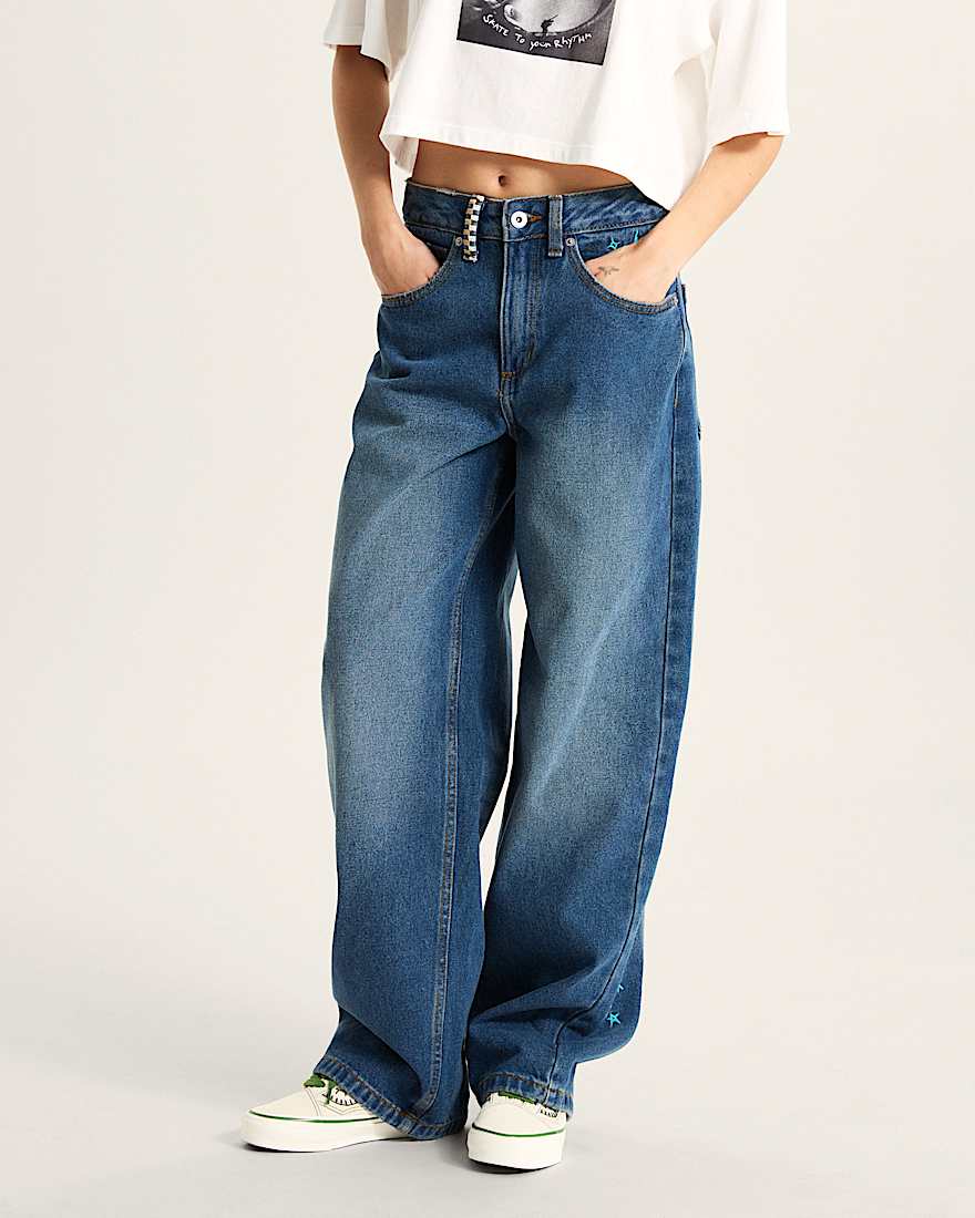 Pantaloni ricamati Sirelle