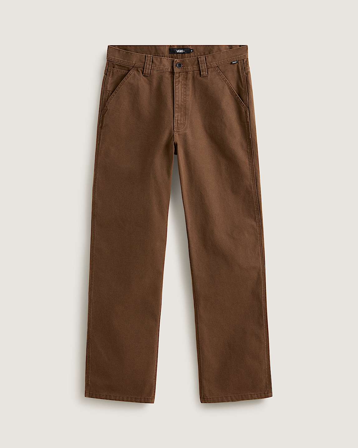 Authentic Chino Straight Trousers in Brown| Vans SE