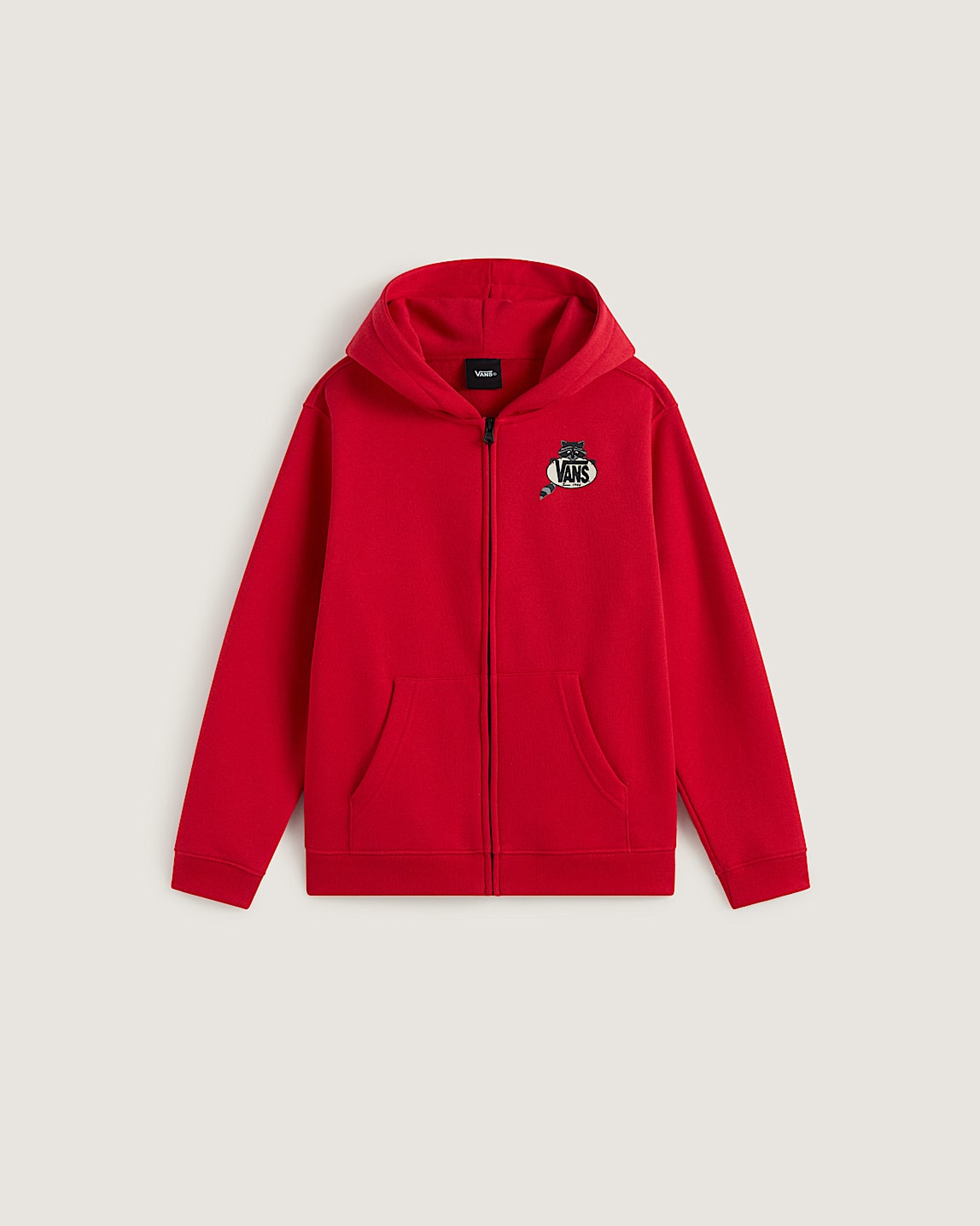 Kids Dumpster Raccoon Zip Hoodie (8-14 years) in Grey| Vans DK