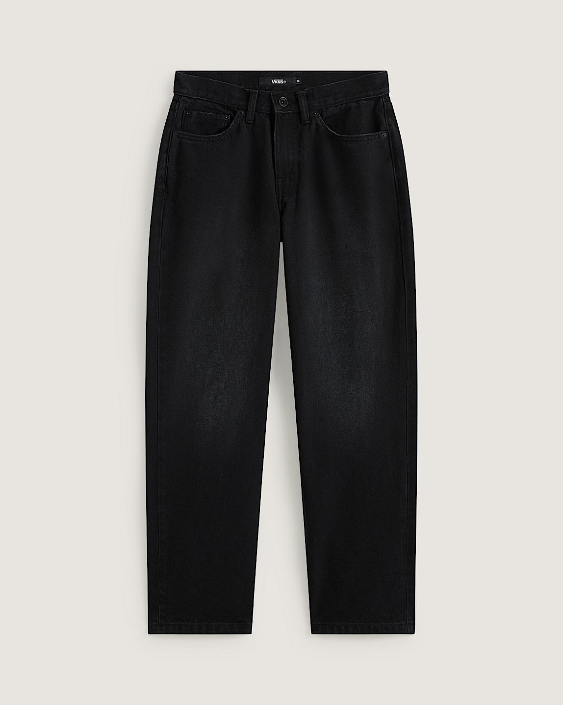 Check-5 Mid Rise Straight Trousers in Black| Vans SE