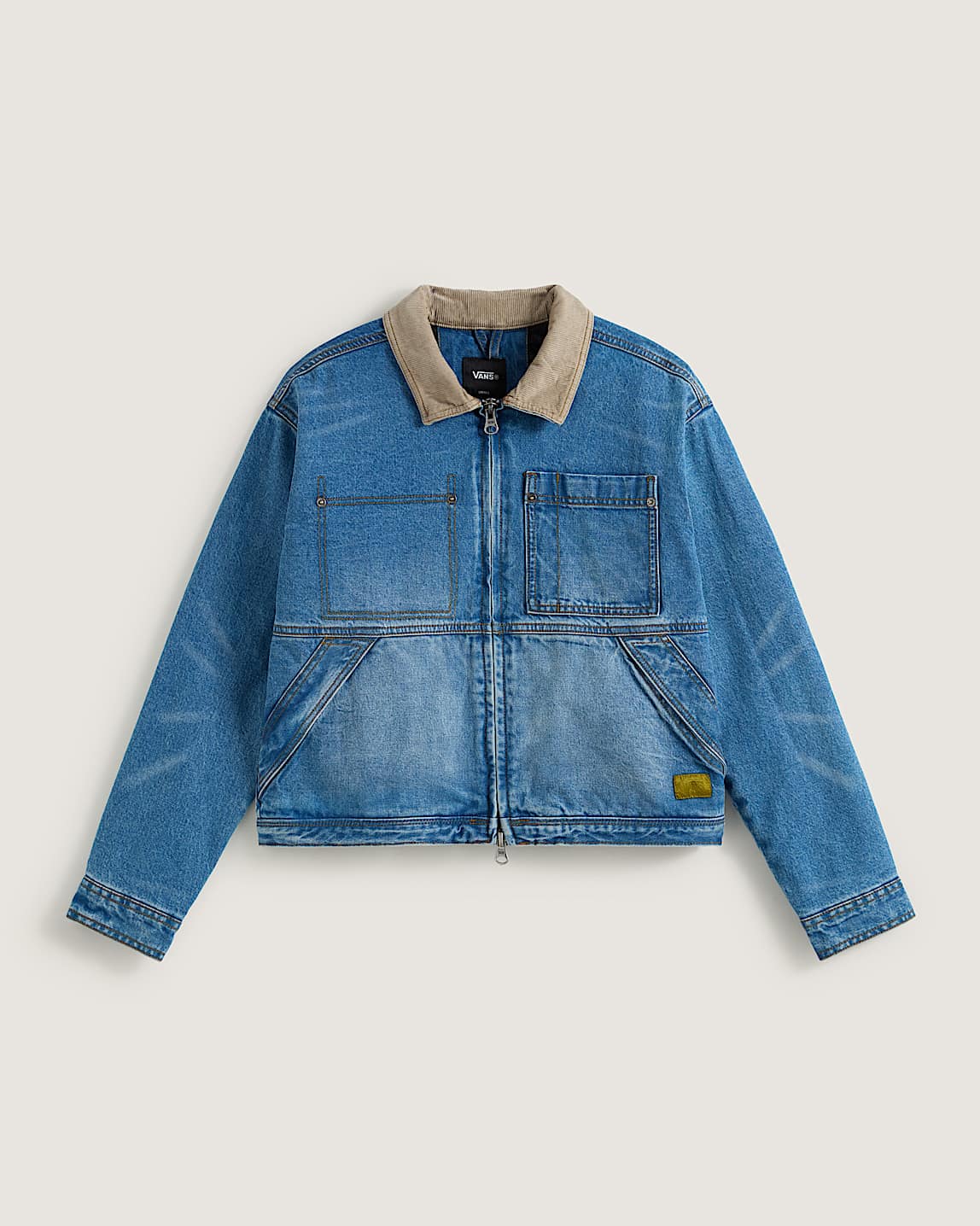 VANSZA Denim Hunting Jacket in Blue| Vans DK