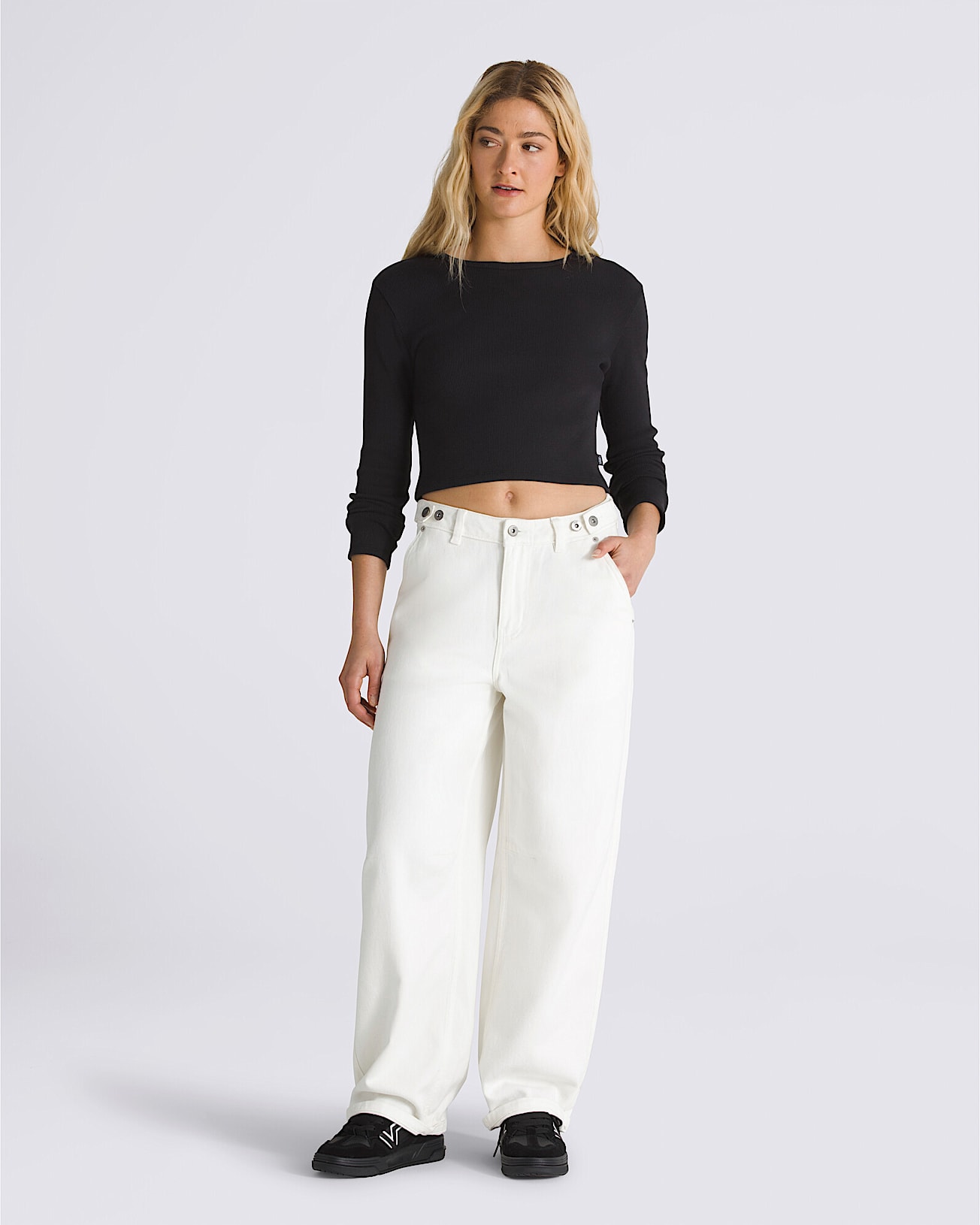 Curbside Broek VANS Wit ALT1