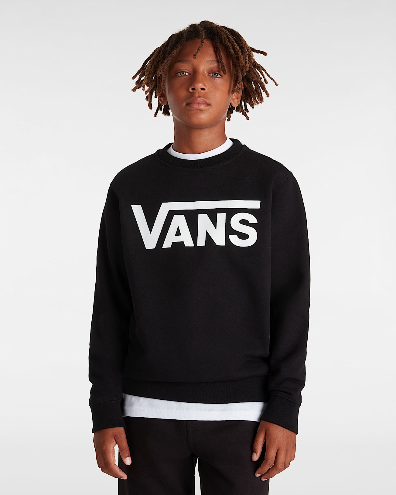 Sweatshirt Vans Classic II Crew Enfant 814 ans VANS Noir ALT4