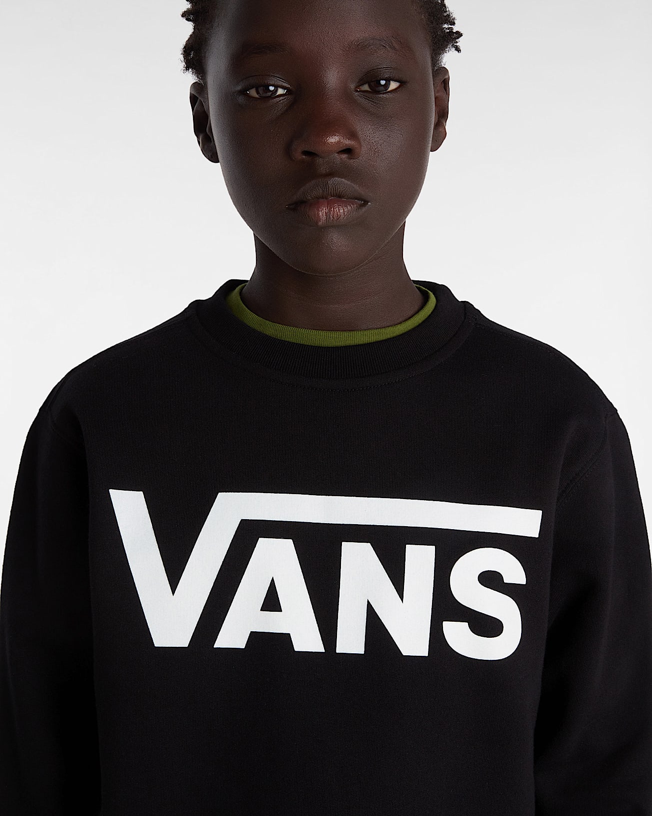 Sweatshirt Vans Classic II Crew Enfant 814 ans VANS Noir ALT11