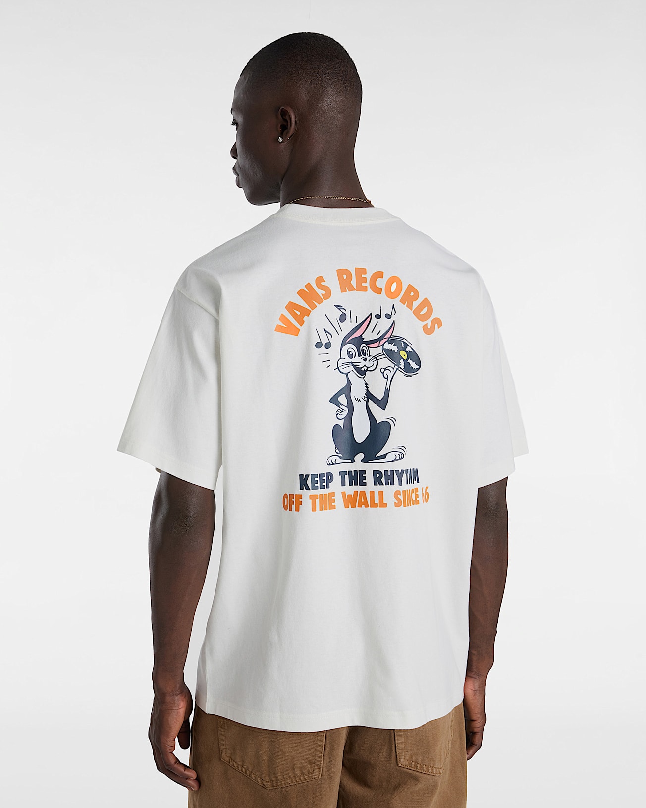 Keep the Rhythm Loose TShirt VANS White ALT3