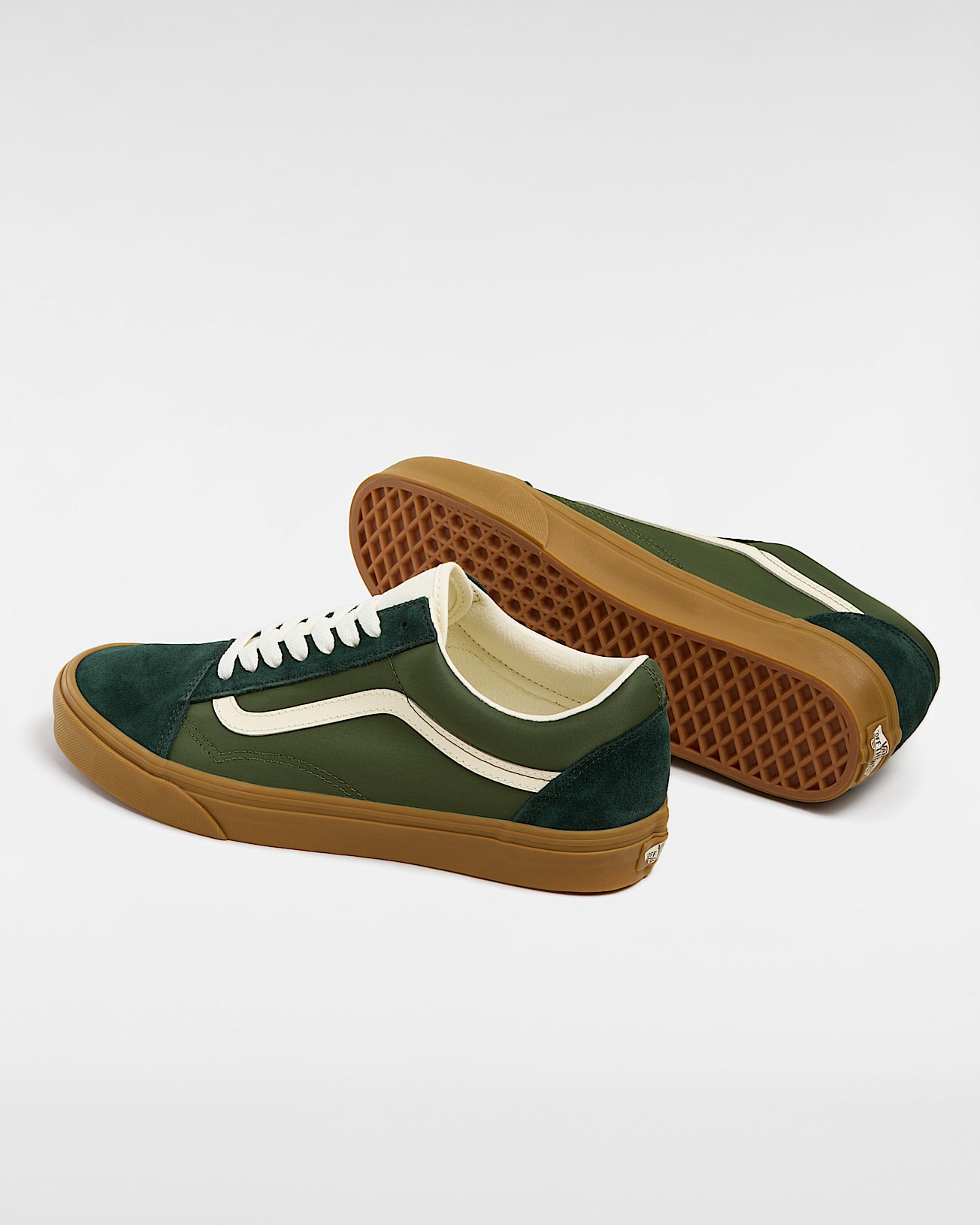 Old Skool Shoes VANS Green ALT2