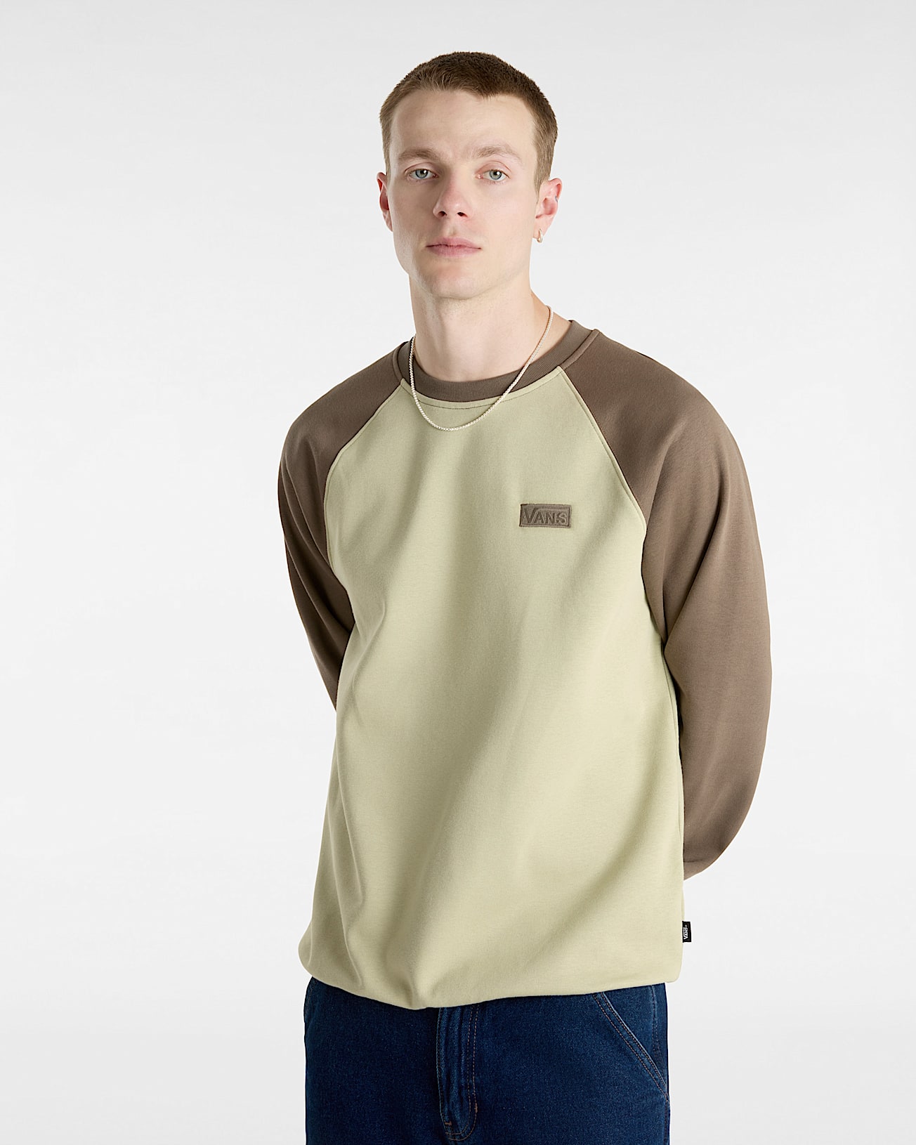Core Basic Raglan TShirt VANS Green ALT2