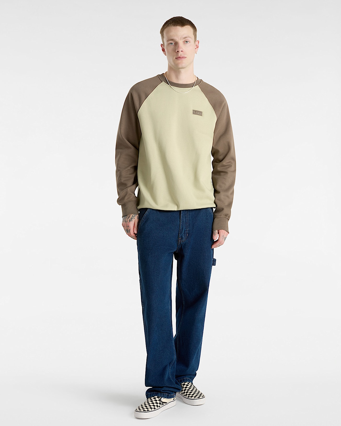 Core Basic Raglan TShirt VANS Green ALT5