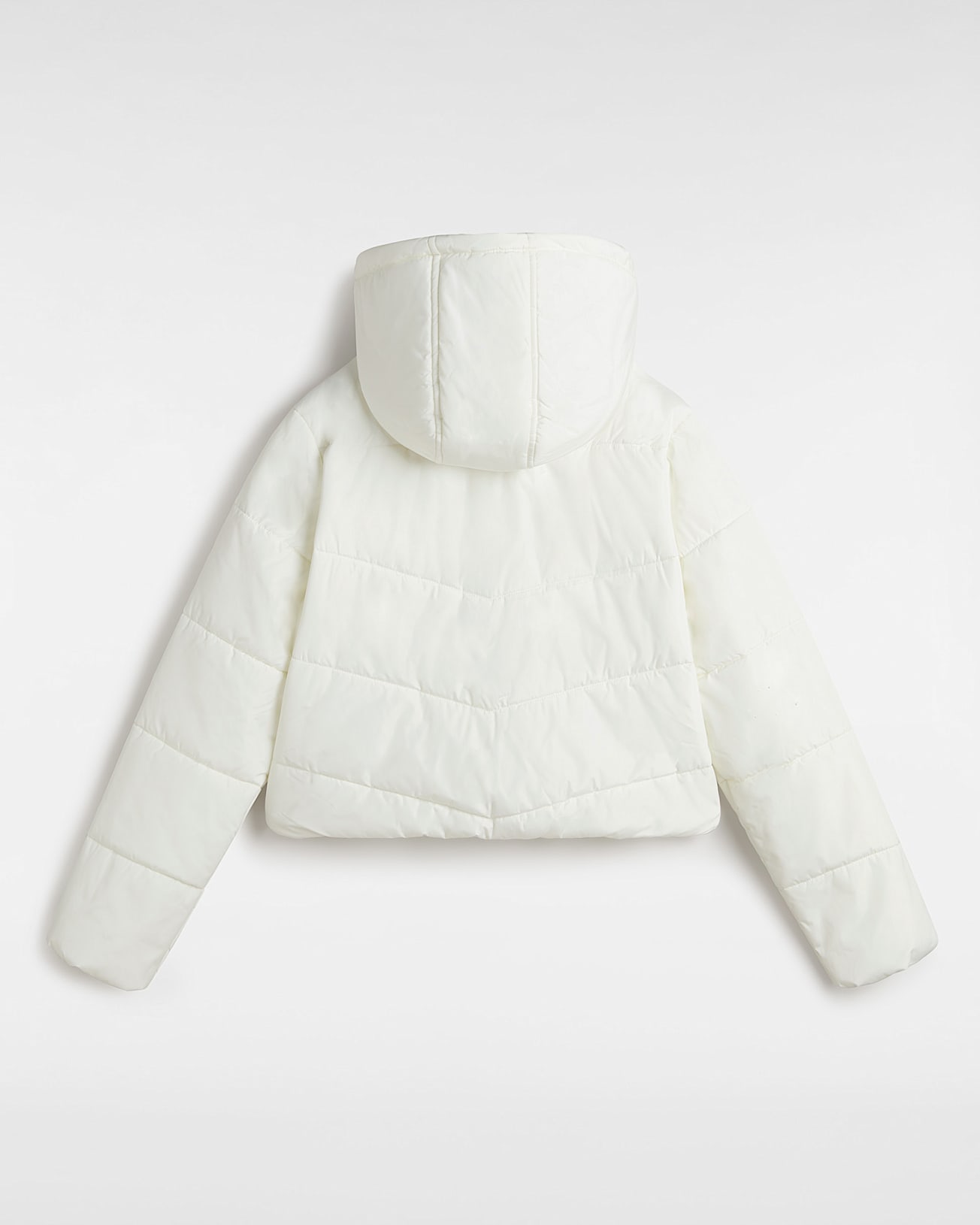 MTE Foundry Crop Puff Hood Jacket VANS White ALT1